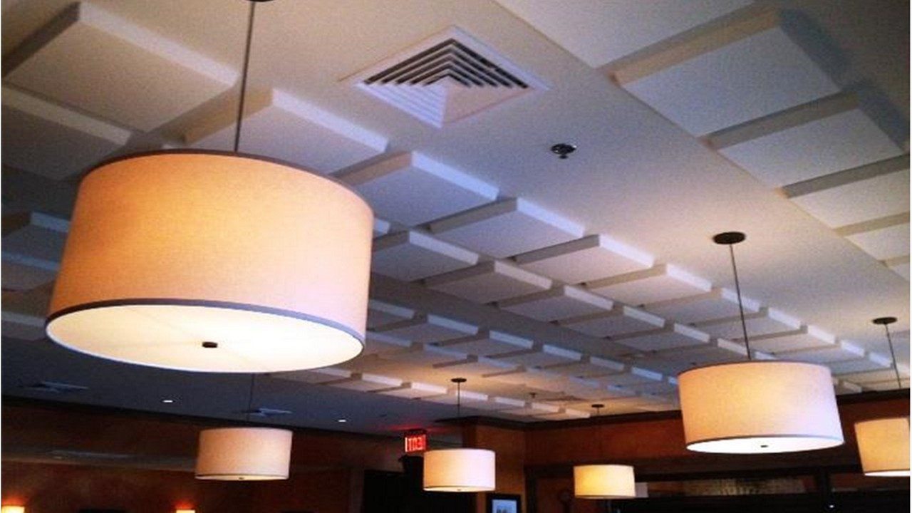 Flat Foam Acoustical Ceiling Panels